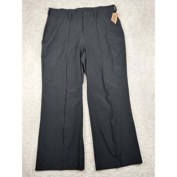 Duluth Trading Co. Flexcellence Wide Leg Trouser Pants Black Womens Size 18 NEW - Picture 1 of 10